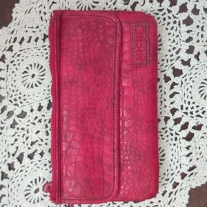 Miche Red Reptile Wallet